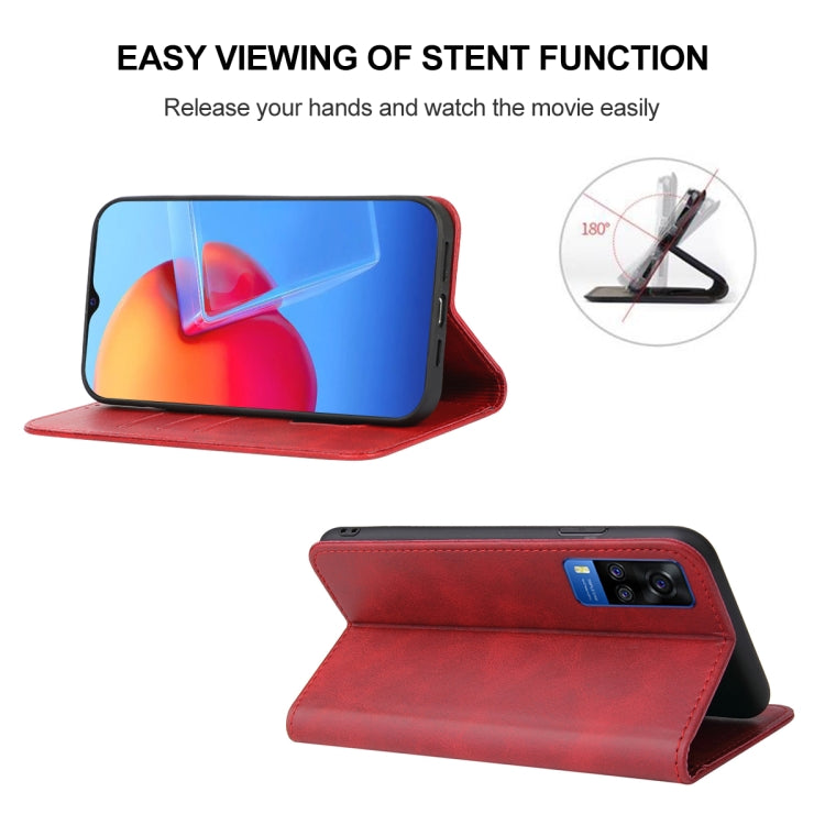 For vivo Y51 2020 (India) / Y31 2021 Magnetic Closure Leather Phone Case
