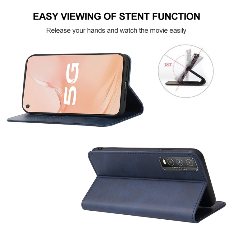 For vivo Y51s Magnetic Closure Leather Phone Case