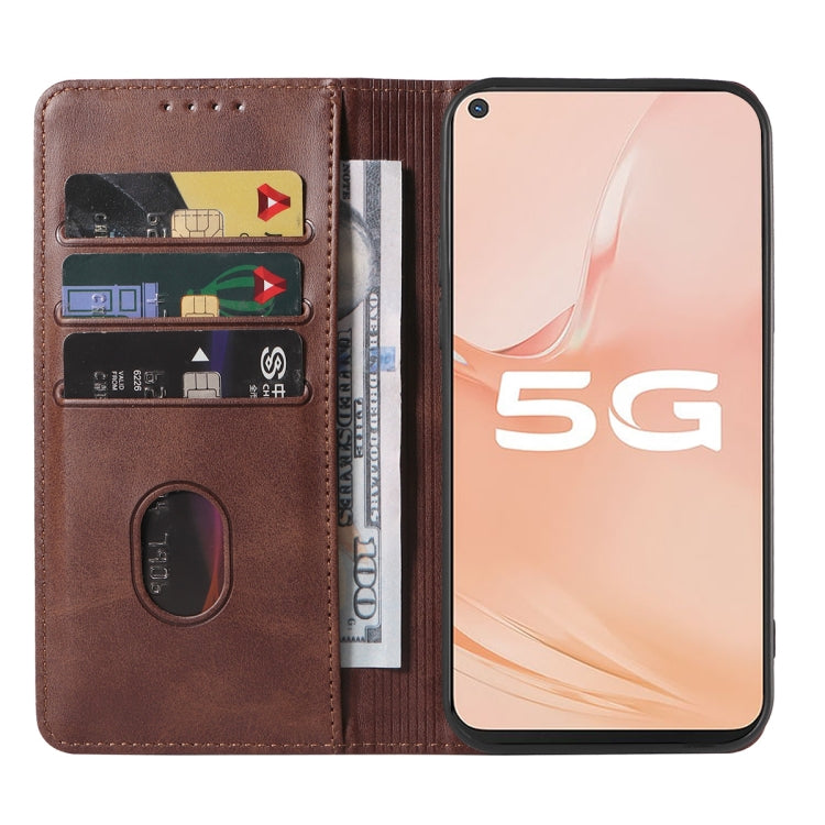 For vivo Y51s Magnetic Closure Leather Phone Case