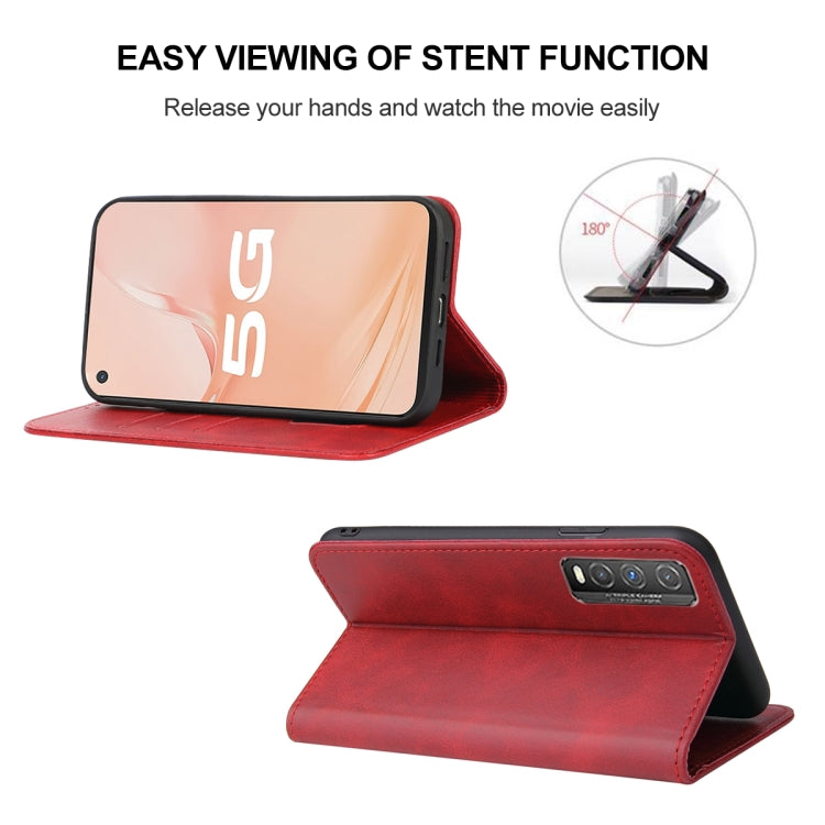 For vivo Y51s Magnetic Closure Leather Phone Case