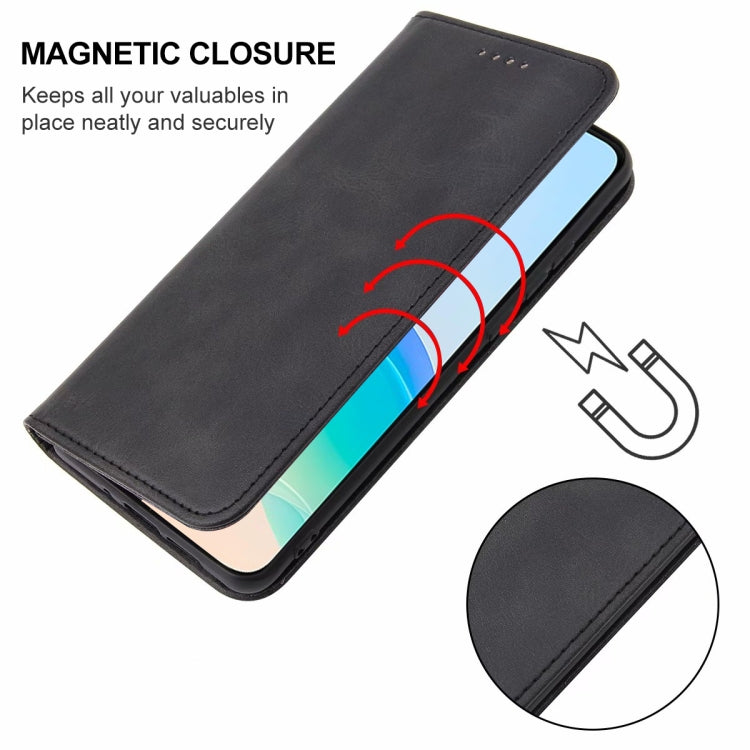 For vivo Y33t Magnetic Closure Leather Phone Case