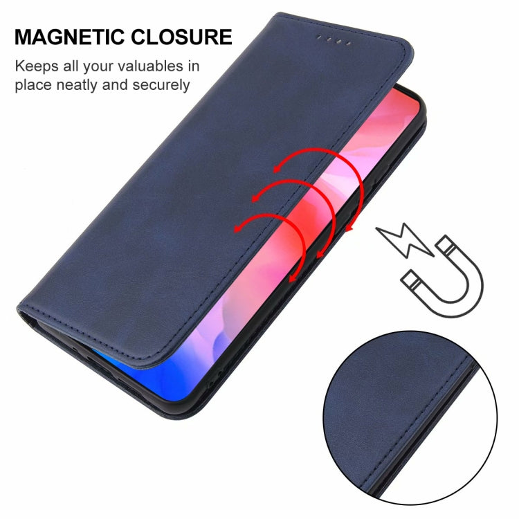 For vivo Y30 Magnetic Closure Leather Phone Case