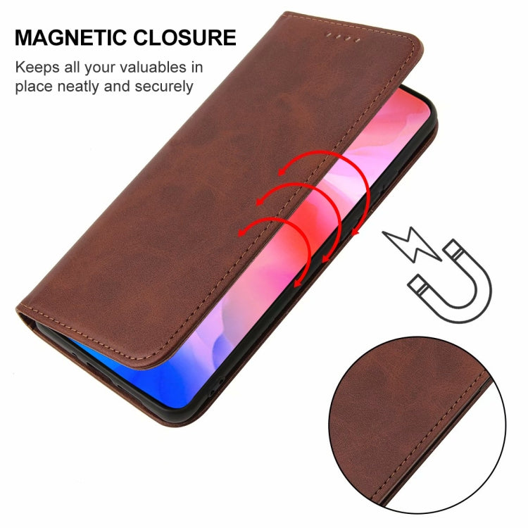 For vivo Y30 Magnetic Closure Leather Phone Case