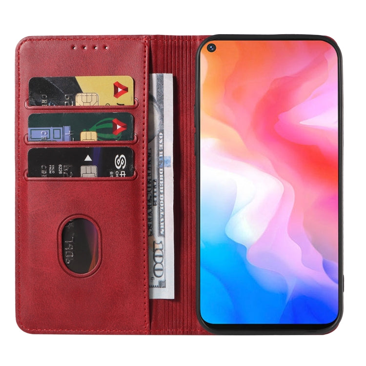 For vivo Y30 Magnetic Closure Leather Phone Case