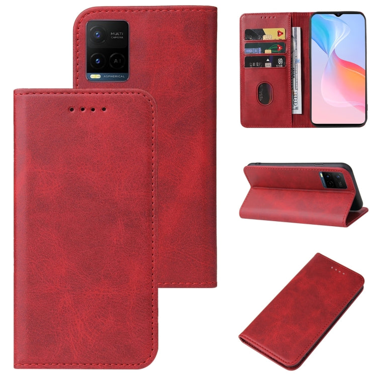 For vivo Y21 2021 Magnetic Closure Leather Phone Case
