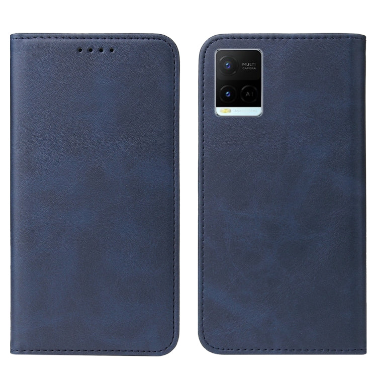 For vivo Y21G Magnetic Closure Leather Phone Case