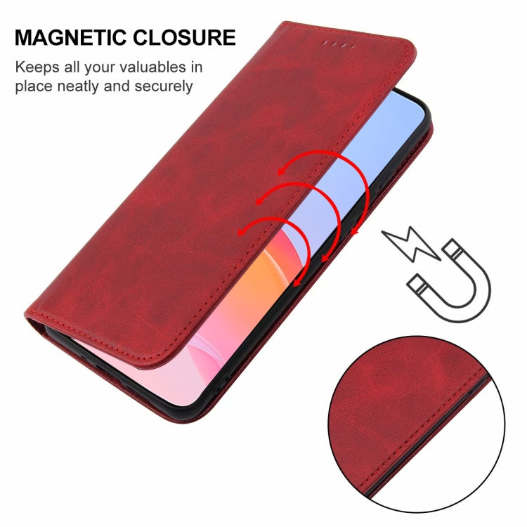 For vivo Y21G Magnetic Closure Leather Phone Case