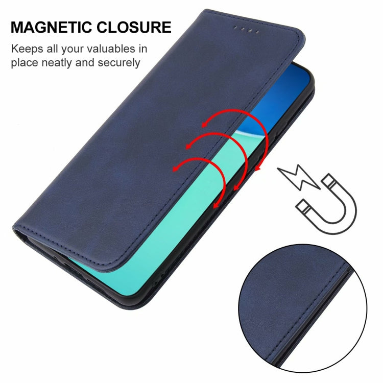 For vivo Y15a Magnetic Closure Leather Phone Case