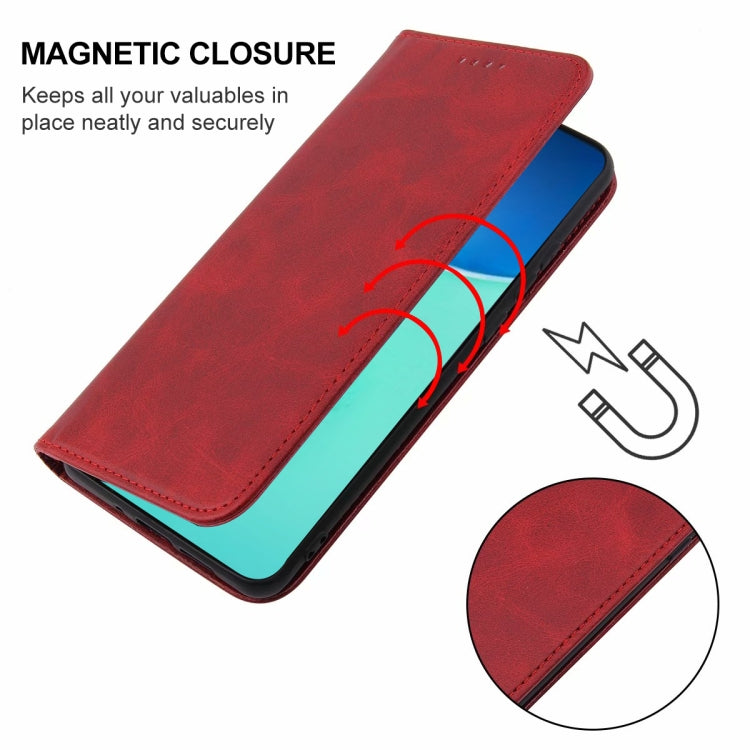 For vivo Y15a Magnetic Closure Leather Phone Case