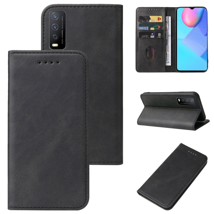 For vivo Y12s Magnetic Closure Leather Phone Case