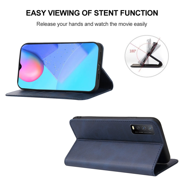 For vivo Y12s Magnetic Closure Leather Phone Case