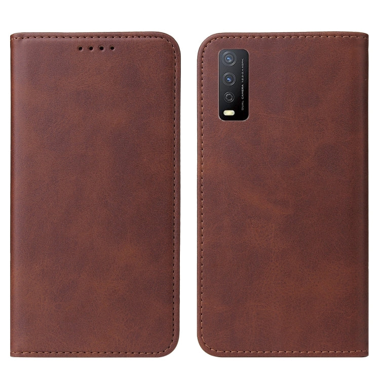 For vivo Y12s Magnetic Closure Leather Phone Case