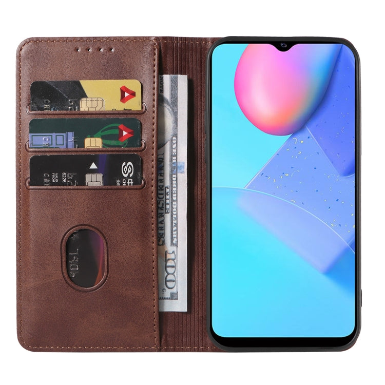 For vivo Y12s Magnetic Closure Leather Phone Case