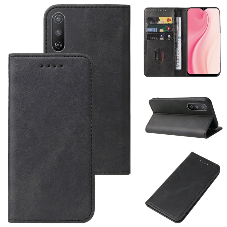 For vivo Y17 / Y15 India / Y12 / Y3 / Y3s / U10 Magnetic Closure Leather Phone Case