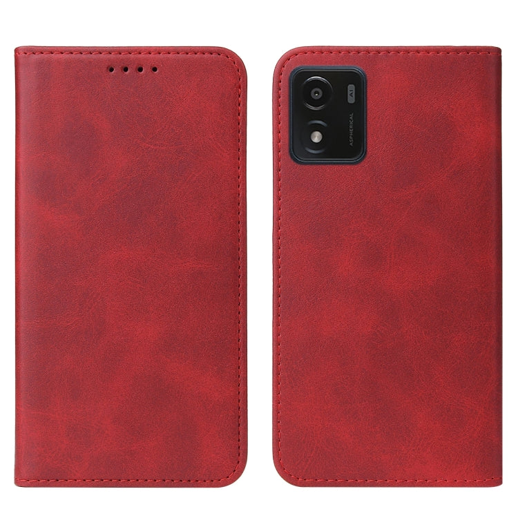 For vivo Y01 Magnetic Closure Leather Phone Case