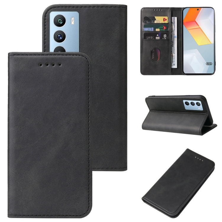 For vivo iQOO 9 SE Magnetic Closure Leather Phone Case