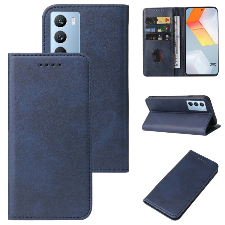 For vivo iQOO 9 SE Magnetic Closure Leather Phone Case