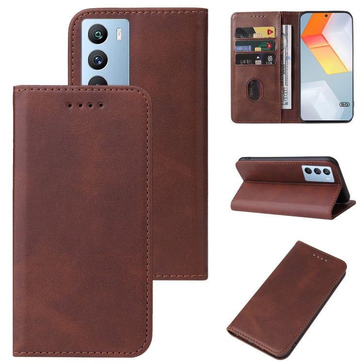 For vivo iQOO 9 SE Magnetic Closure Leather Phone Case