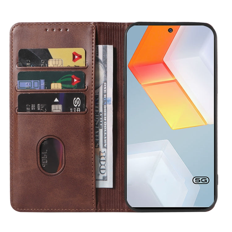 For vivo iQOO 9 SE Magnetic Closure Leather Phone Case