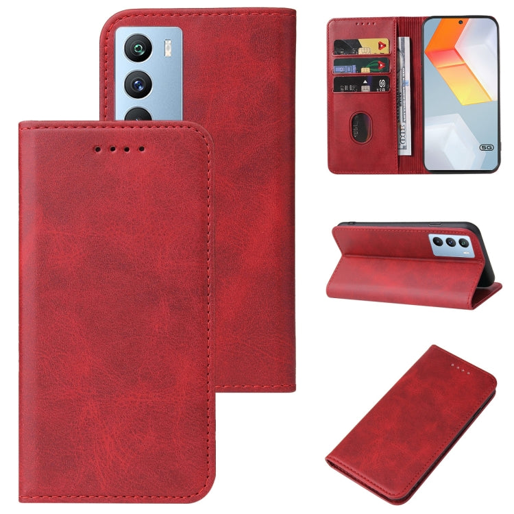 For vivo iQOO 9 SE Magnetic Closure Leather Phone Case