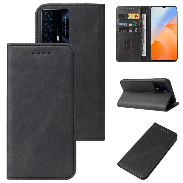 For vivo iQOO Z5 Magnetic Closure Leather Phone Case