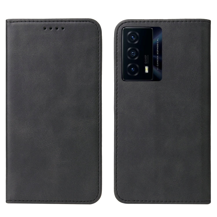 For vivo iQOO Z5 Magnetic Closure Leather Phone Case