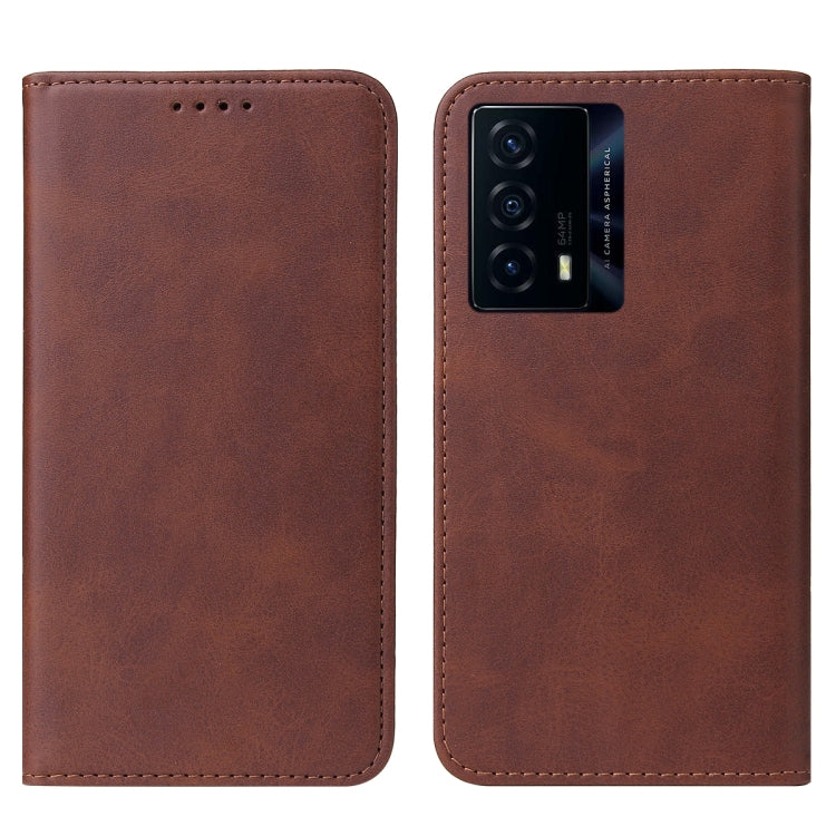 For vivo iQOO Z5 Magnetic Closure Leather Phone Case
