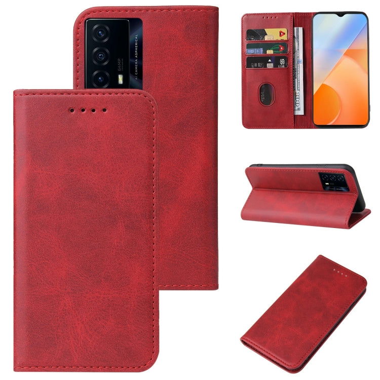 For vivo iQOO Z5 Magnetic Closure Leather Phone Case