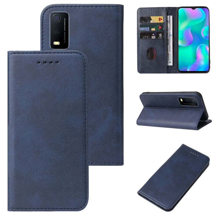 For vivo Y3s 2021 Magnetic Closure Leather Phone Case