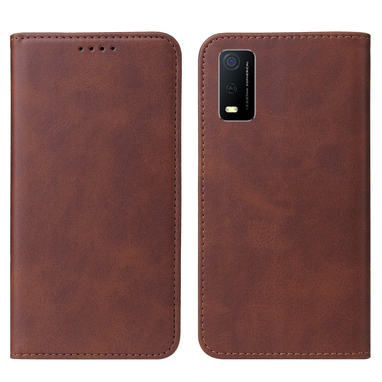For vivo Y3s 2021 Magnetic Closure Leather Phone Case
