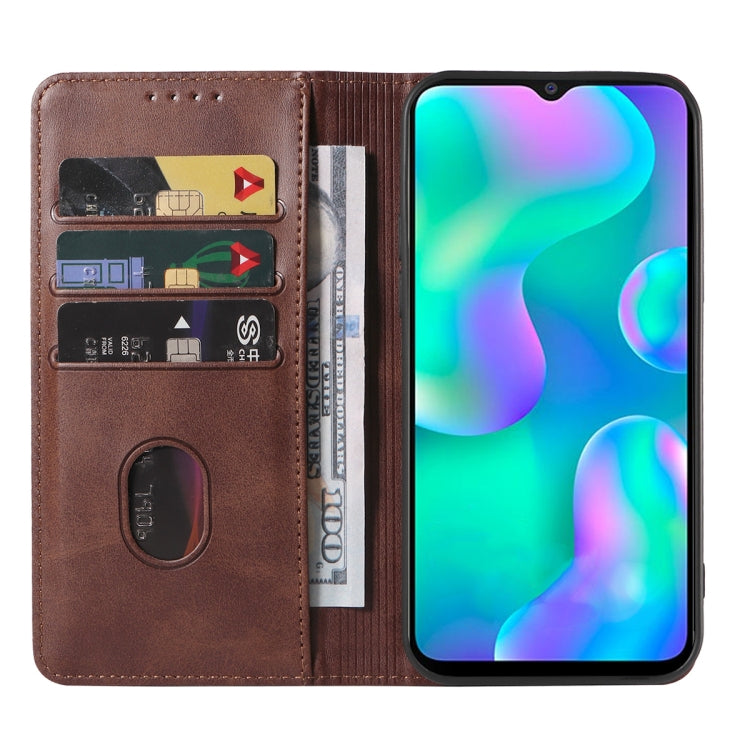 For vivo Y3s 2021 Magnetic Closure Leather Phone Case