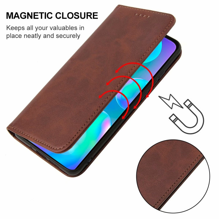 For vivo Y3s 2021 Magnetic Closure Leather Phone Case