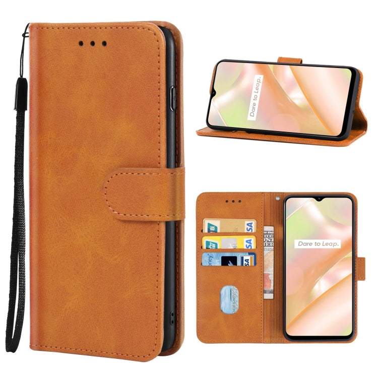 For Realme C33 Leather Phone Case