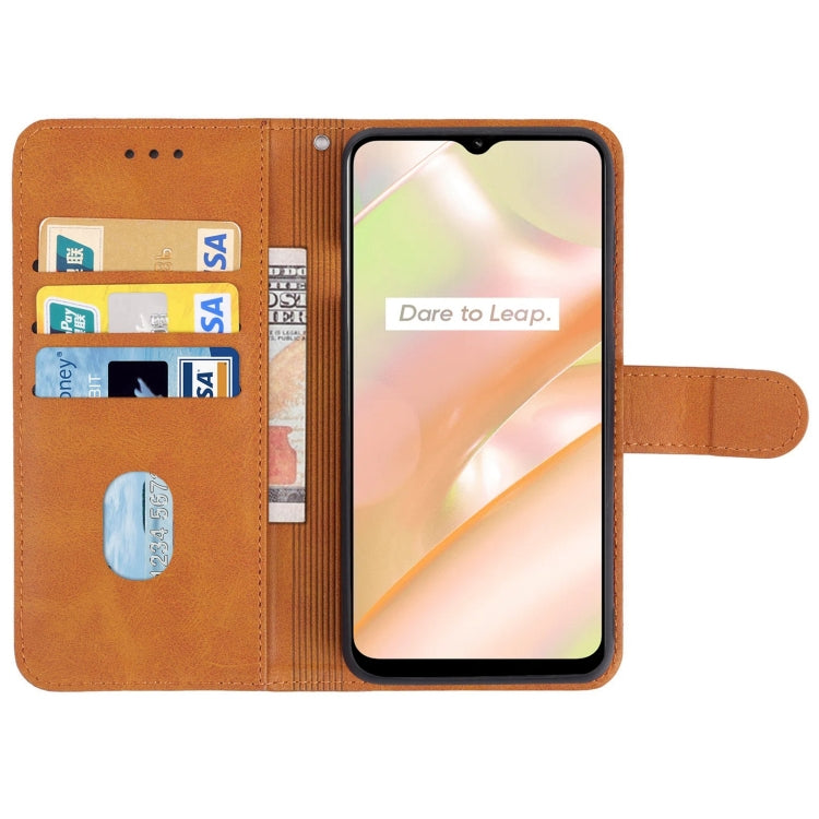 For Realme C33 Leather Phone Case