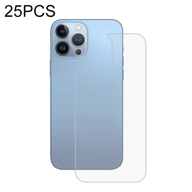 25 PCS Full Screen Protector Explosion-proof Hydrogel Back Film For iPhone 13 Pro Max