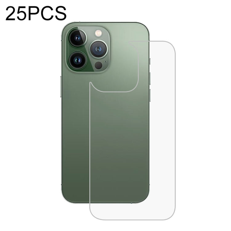 25 PCS Full Screen Protector Explosion-proof Hydrogel Back Film For iPhone 13 Pro
