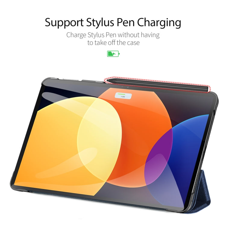 For Xiaomi Pad 5 Pro 12.4 DUX DUCIS Domo Series Horizontal Flip Magnetic PU Case