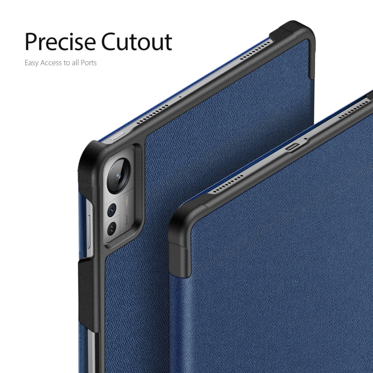 For Xiaomi Pad 5 Pro 12.4 DUX DUCIS Domo Series Horizontal Flip Magnetic PU Case