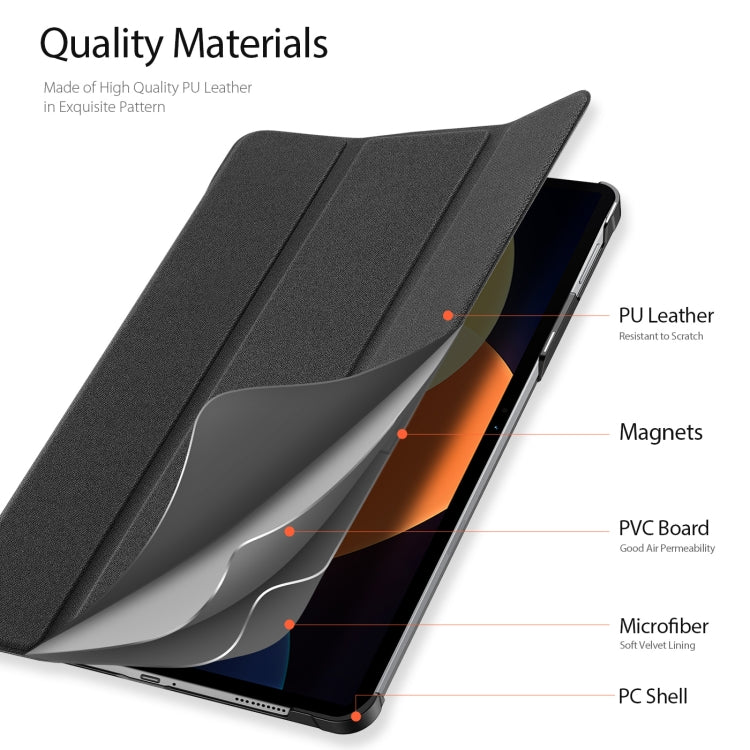 For Xiaomi Pad 5 Pro 12.4 DUX DUCIS Domo Series Horizontal Flip Magnetic PU Case