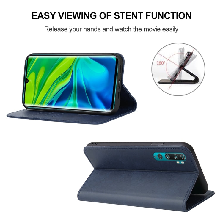 For Xiaomi Mi CC9 Pro Magnetic Closure Leather Phone Case