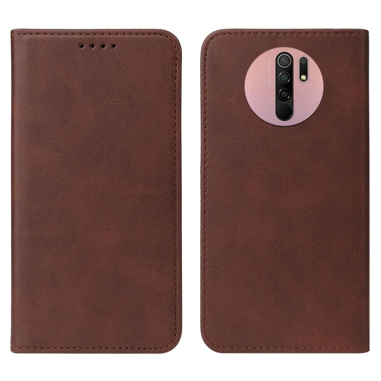 For Xiaomi Redmi 9 Prime Magnetic Closure Leather Phone Case