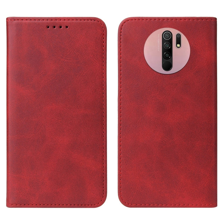 For Xiaomi Redmi 9 Prime Magnetic Closure Leather Phone Case