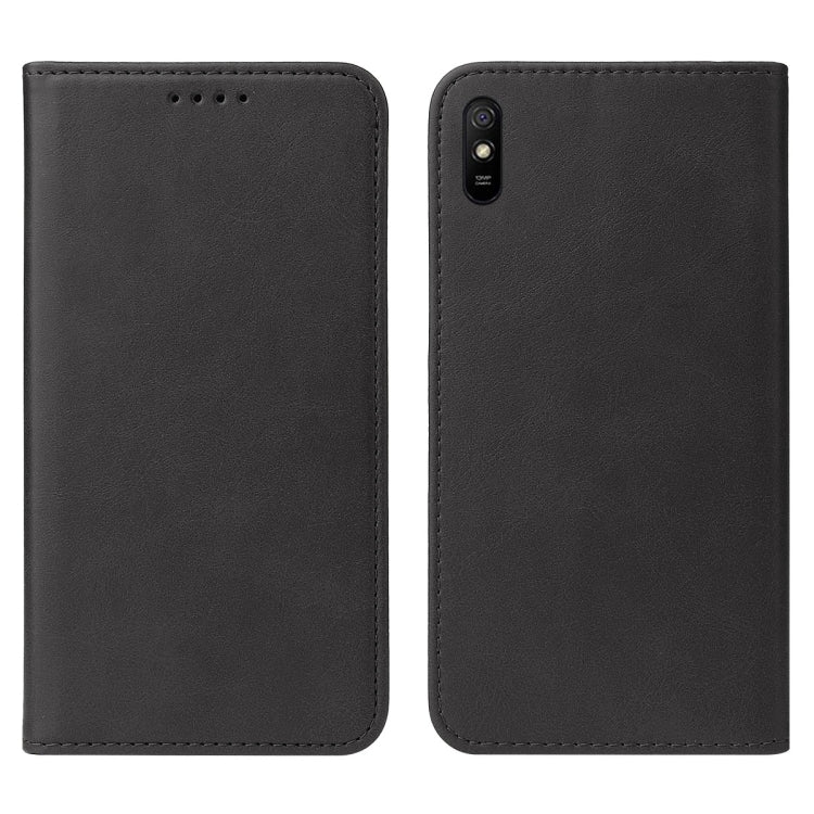 For Xiaomi Redmi 9AT Magnetic Closure Leather Phone Case