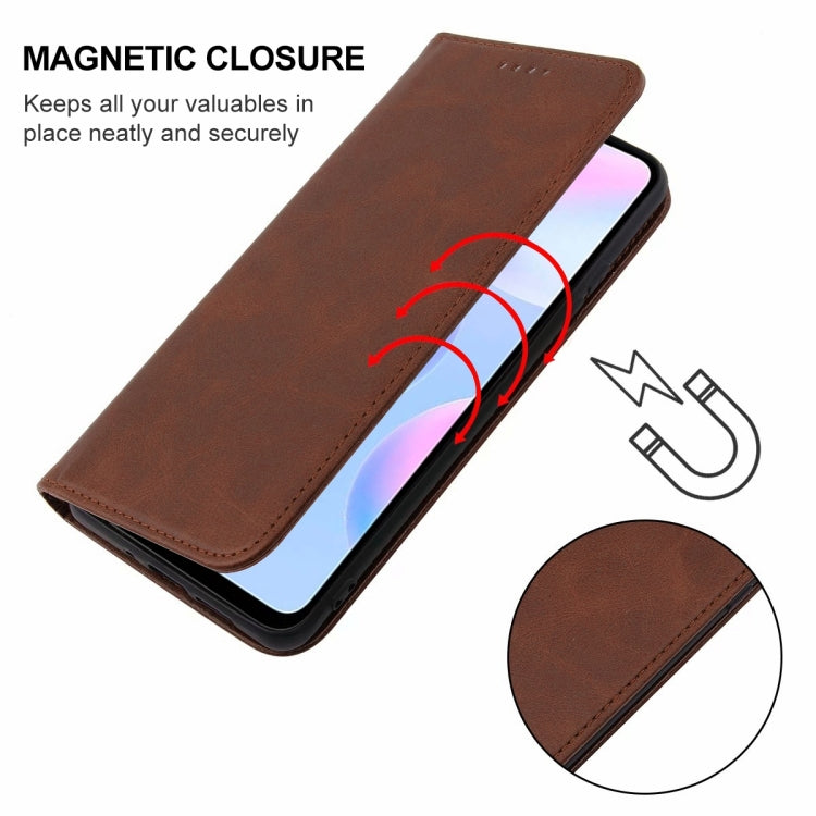 For Xiaomi Redmi 9AT Magnetic Closure Leather Phone Case