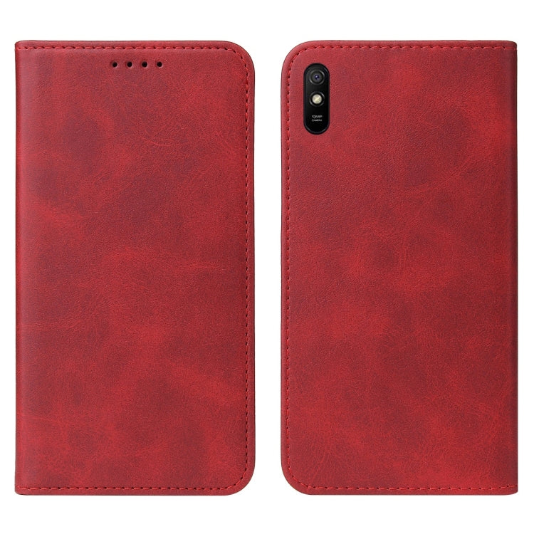For Xiaomi Redmi 9AT Magnetic Closure Leather Phone Case