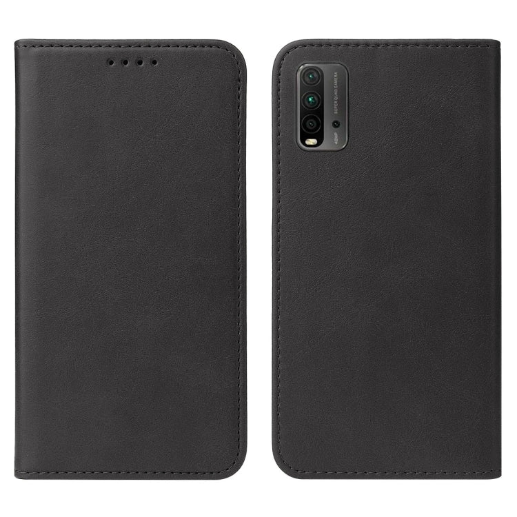 For Xiaomi Redmi 9T Magnetic Closure Leather Phone Case