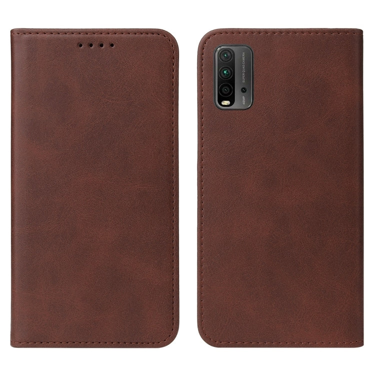 For Xiaomi Redmi 9T Magnetic Closure Leather Phone Case