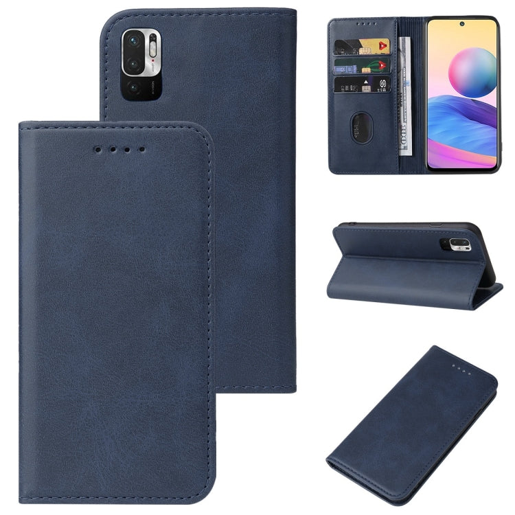 For Xiaomi Redmi 10 5G Magnetic Closure Leather Phone Case