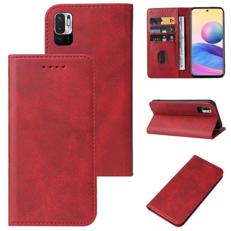 For Xiaomi Redmi 10 5G Magnetic Closure Leather Phone Case