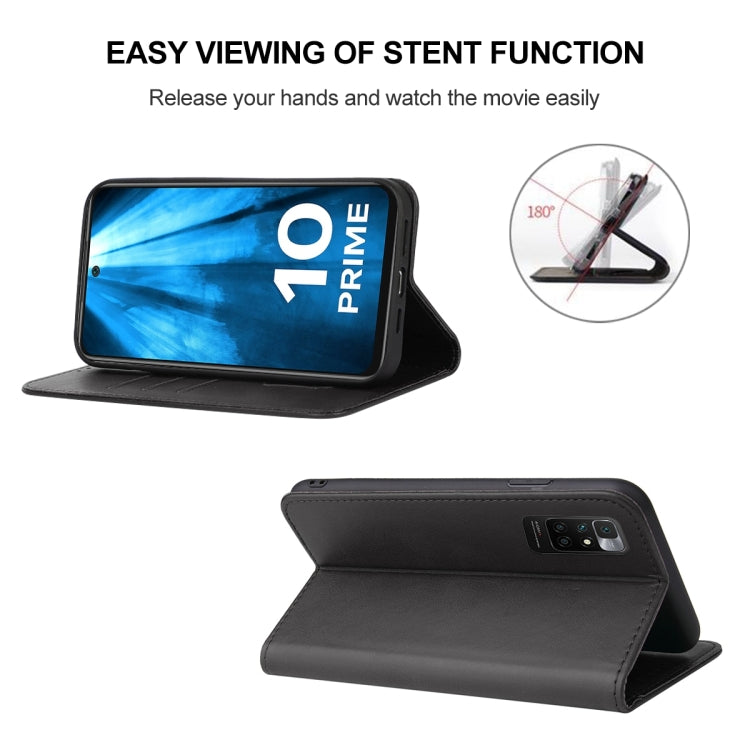 For Xiaomi Redmi 10 Prime 2022 Magnetic Closure Leather Phone Case